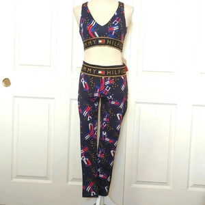 Hilfiger Collection- Tommy Hilfiger Red, White and Blue Workout Set